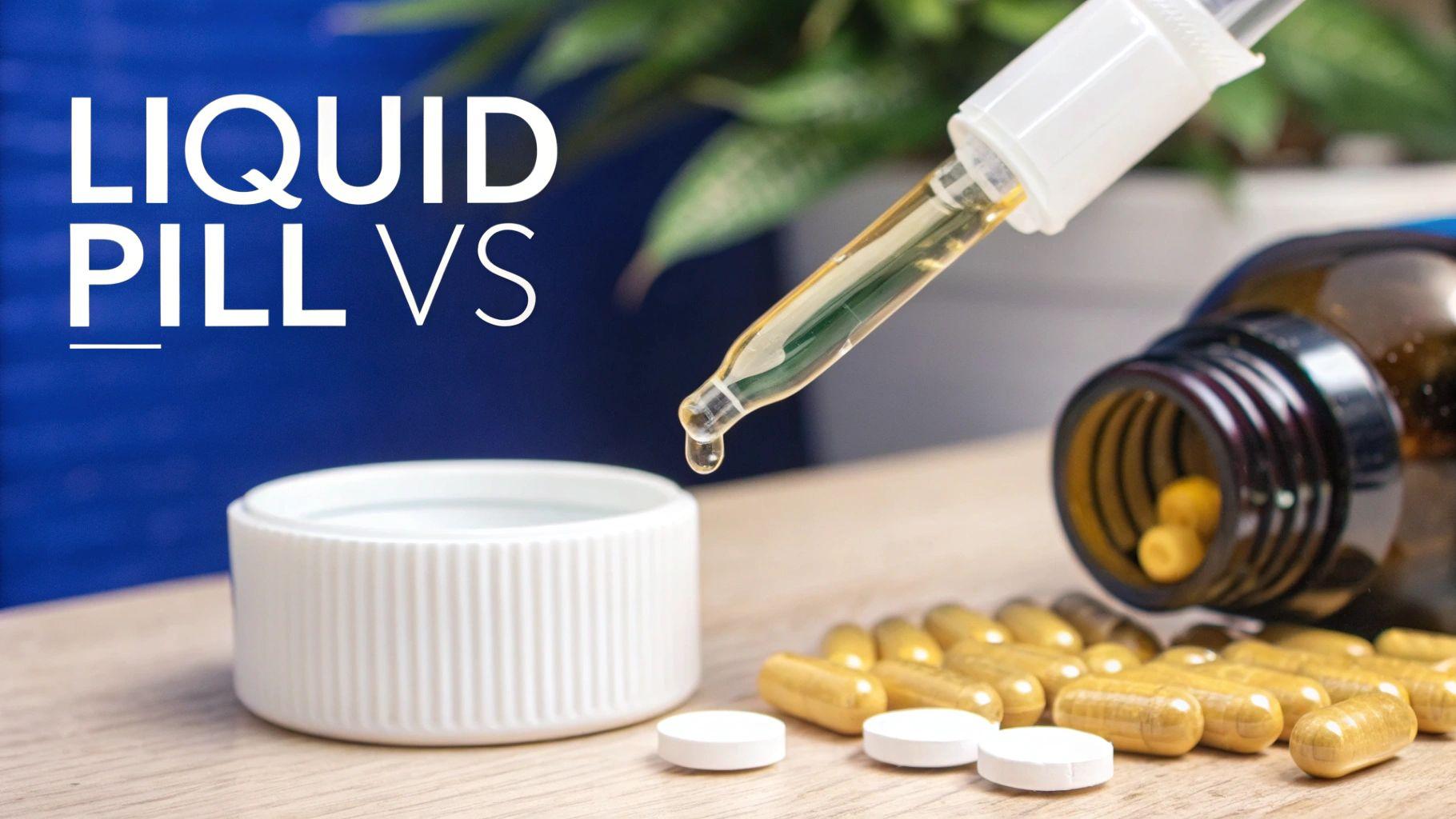 A Private-Label Guide: Choosing Between Liquid vs. Pill Vitamins