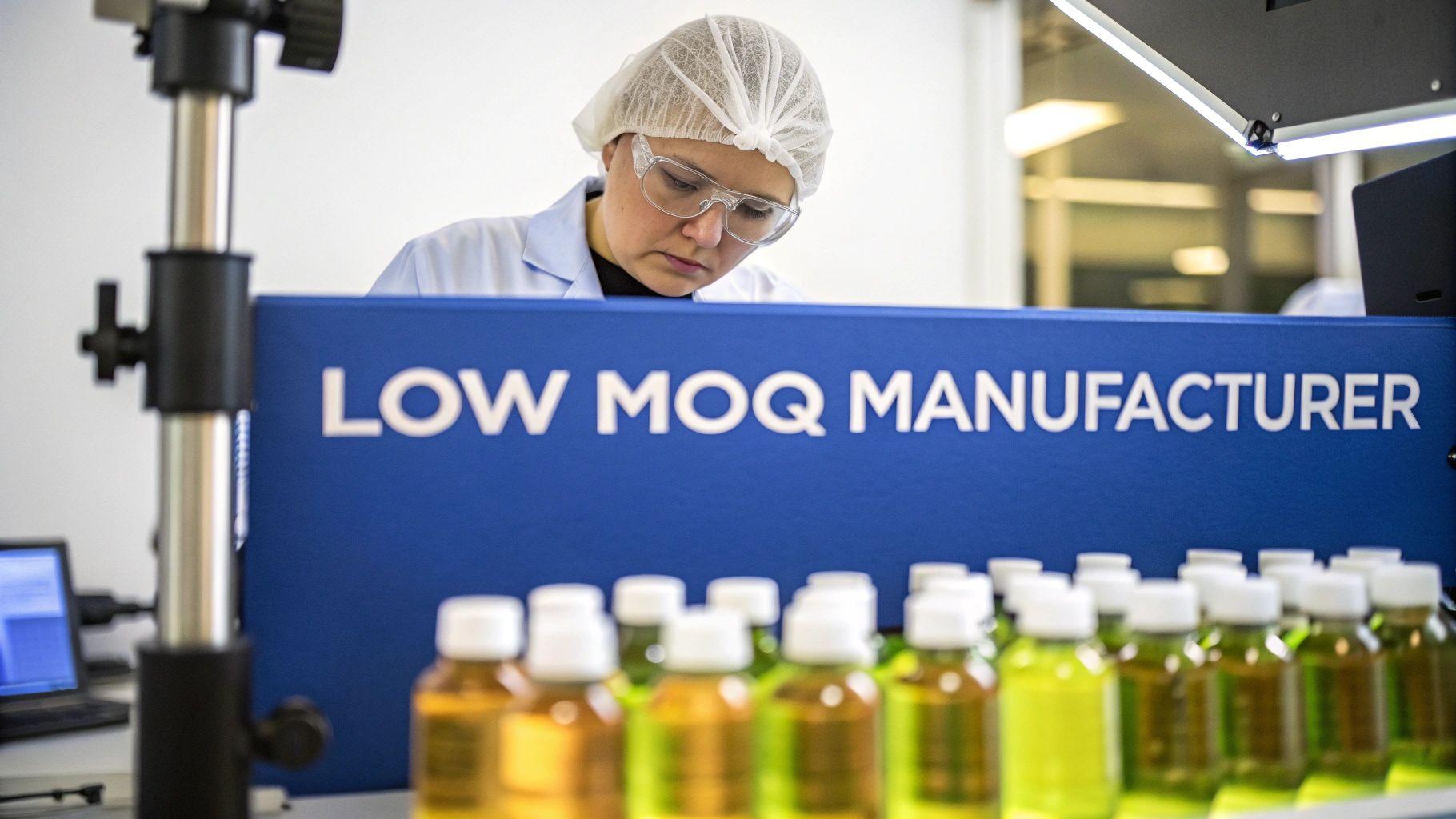 Find a Reliable Low Minimum Supplement Manufacturer Today