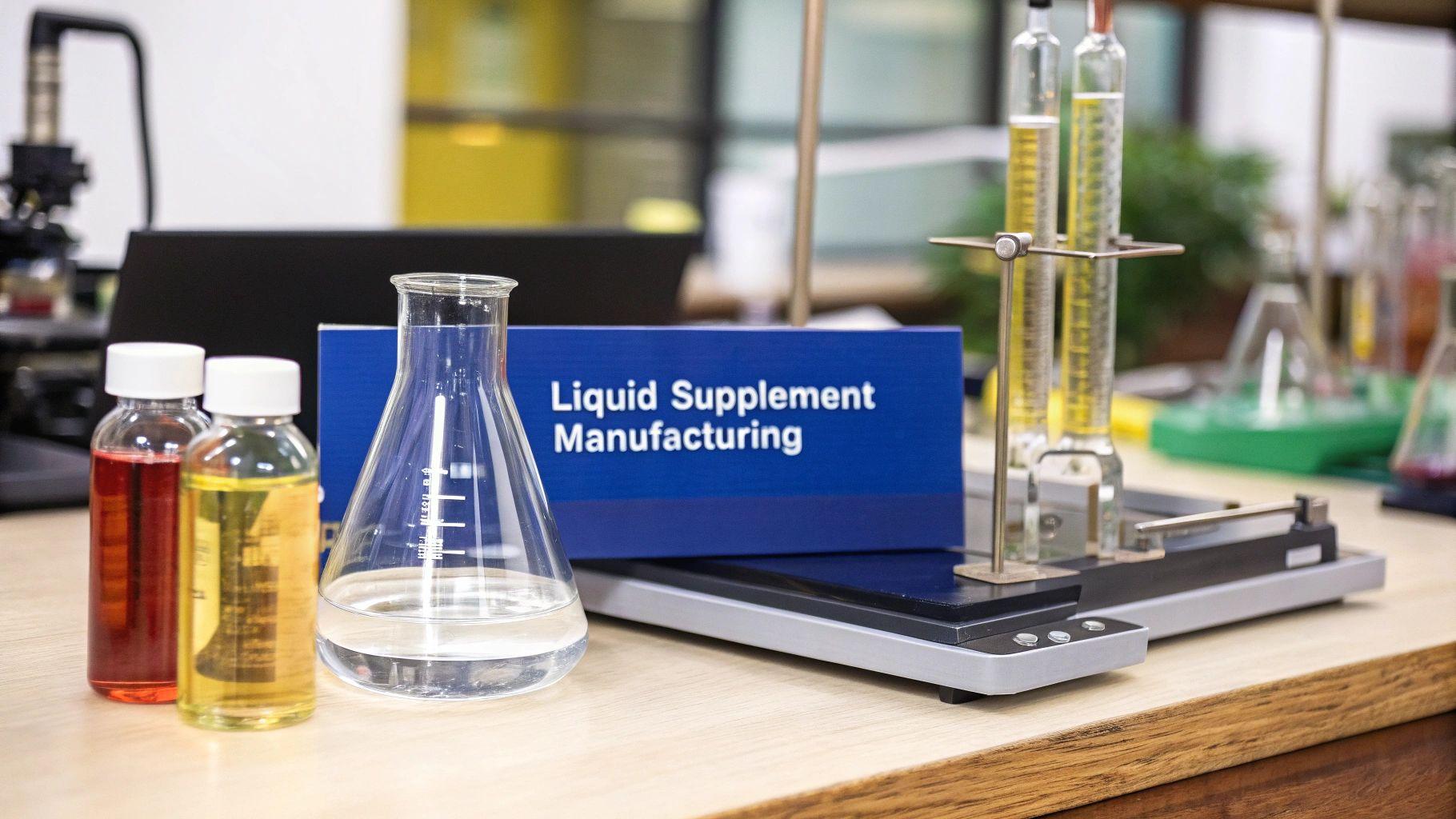 Your Guide to Liquid Supplement Contract Manufacturing