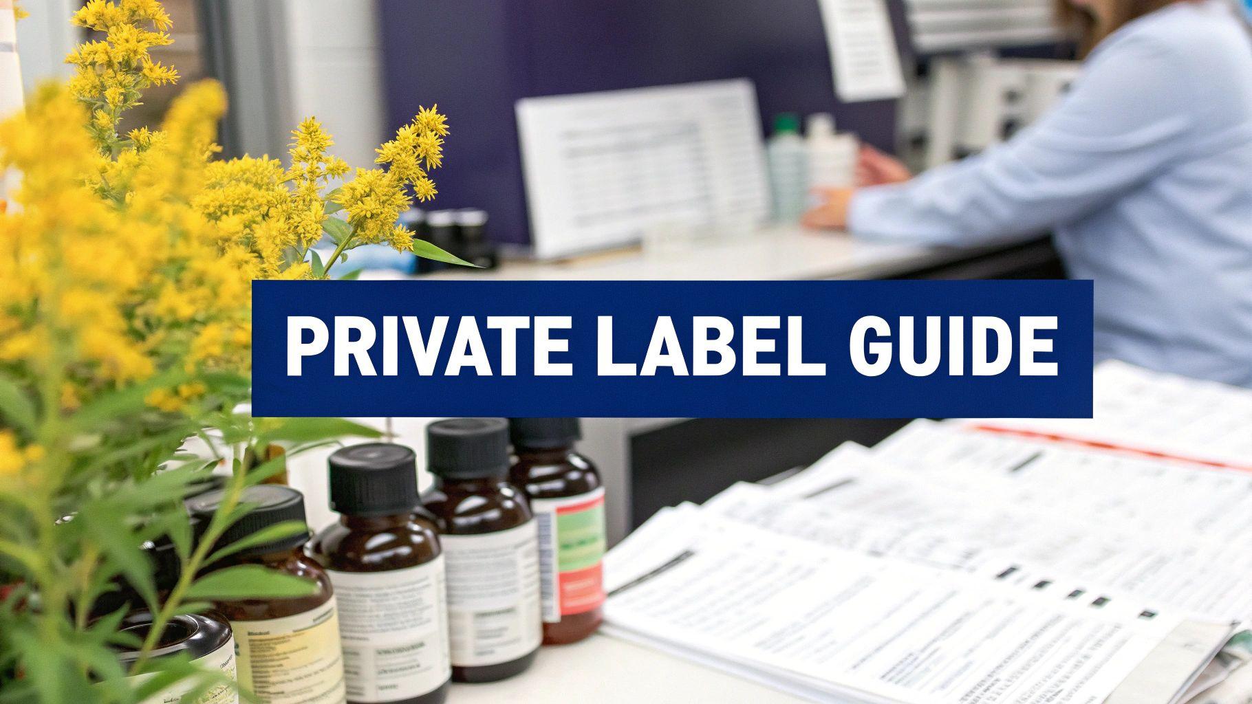 Partnering with Your Goldenrod Private Label Contract Manufacturer: A Founder's Guide