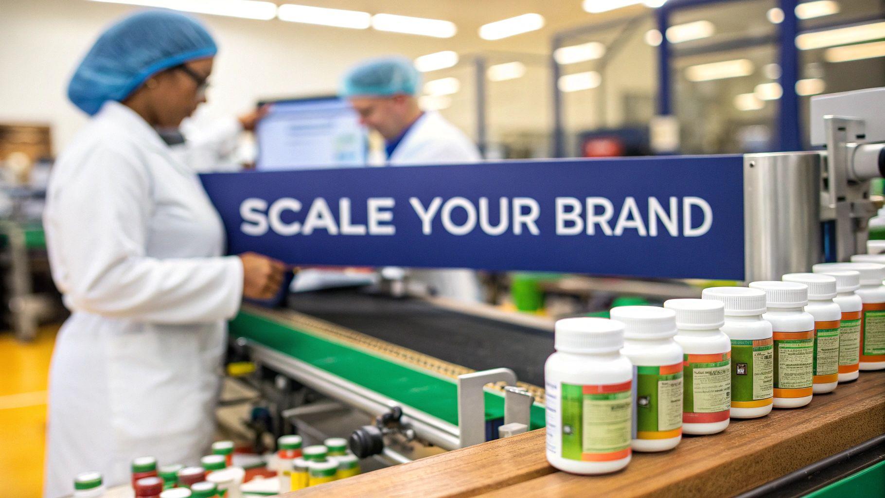 How a Contract Vitamin Manufacturer Can Scale Your Supplement Brand