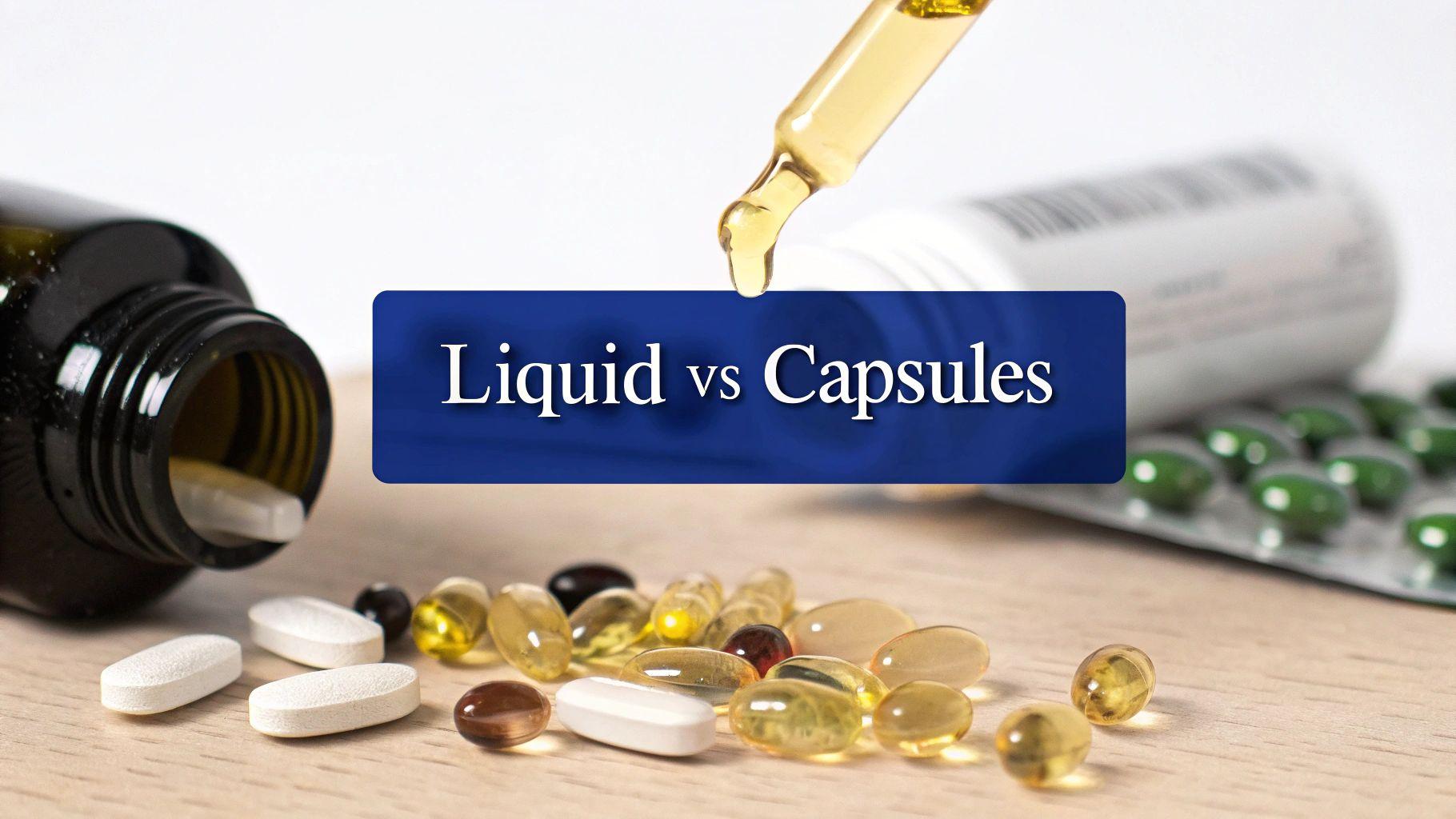 Liquid Vitamins vs Capsules: A Guide for Private-Label Brands