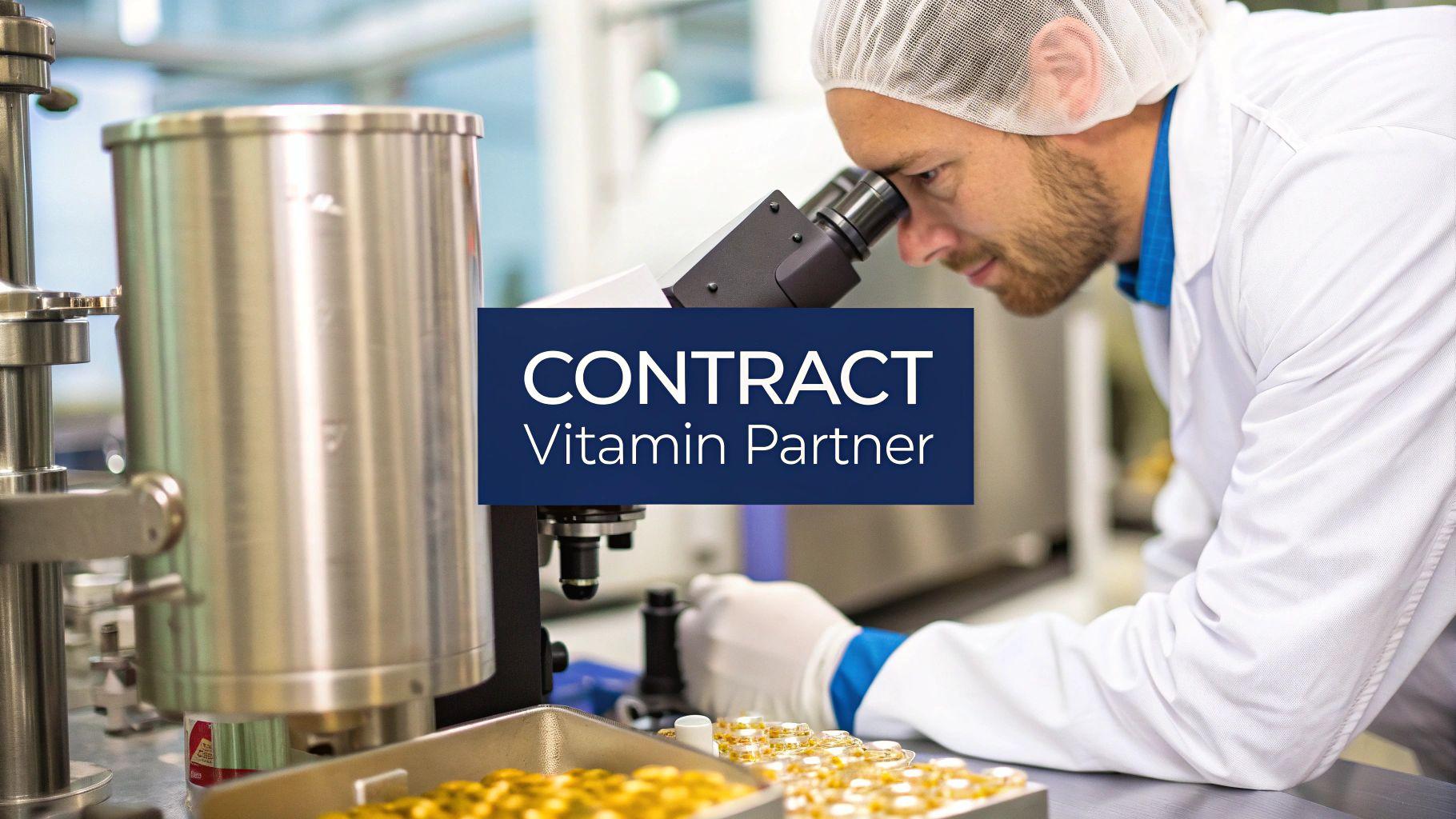 How to Choose a Contract Vitamin Manufacturer for Your Supplement Brand