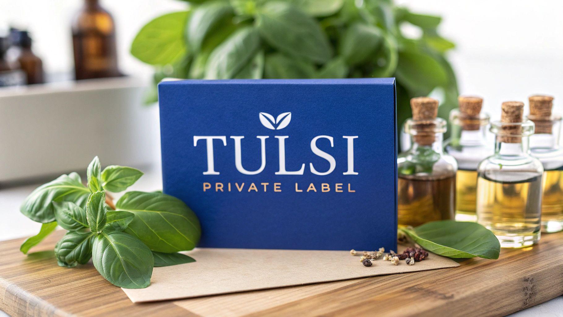 Partner with a Leading Krishna Holy Basil Leaf Private Label Contract Manufacturer